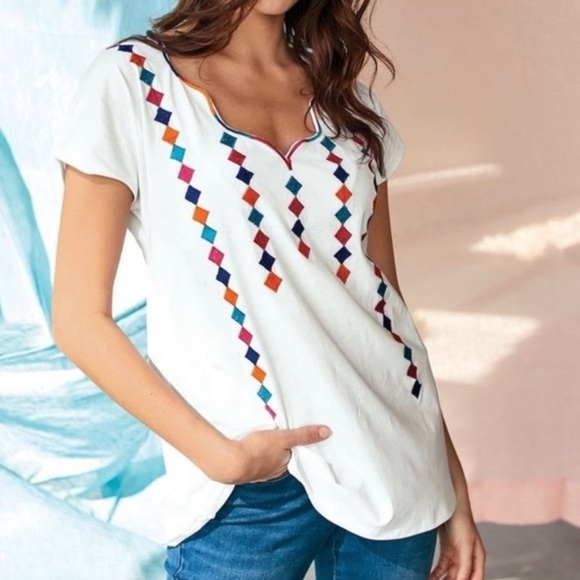 Soft Surroundings Boho Cotton Blouse Tops Bundle of 3 |Size Small| - Picture 2 of 16